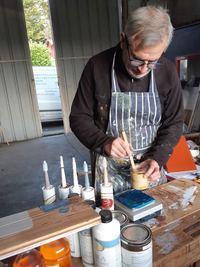 peinture naturelle extérieure à l'huile de lin